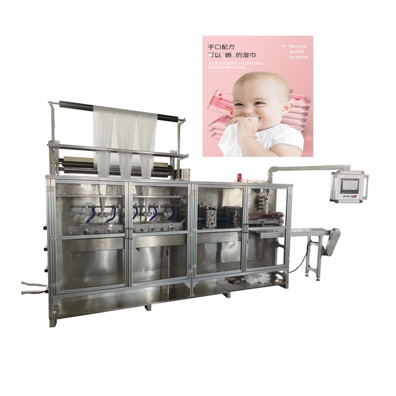 Small Investment Non Woven Tissue Converting Machine Disposable Wet Wipes Manufacturing Machine