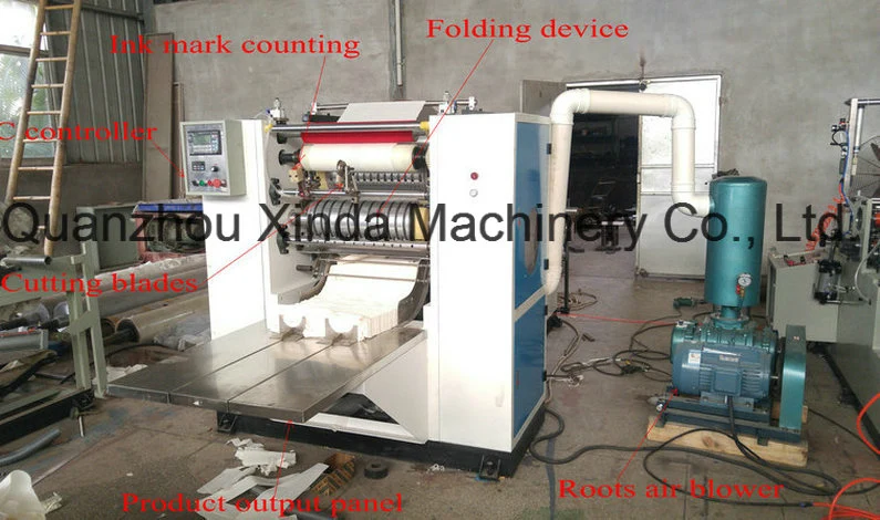 Full Automatic Z Fold Tissue Converting Machine