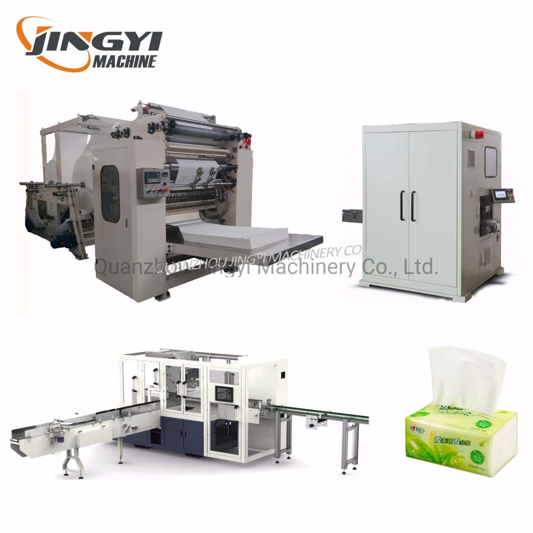 High Speed Automatic Facial Tissue Converting Machine with Auto Transfering